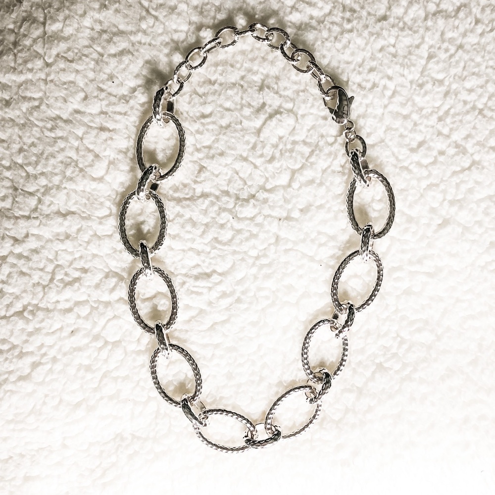 Lia Sophia Silver Chain Necklace 16"